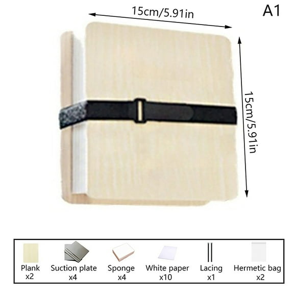 Leaf Pressing Kit Press Flower Machine Wooden Dried Book DIY Flower Preservatio