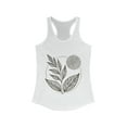 thumbnail image 1 of Leaf Print Racerback Tank Top for Women - Bohemian Style, 1 of 2