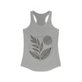 thumbnail image 1 of Leaf Print Racerback Tank Top for Women - Bohemian Style, 1 of 2