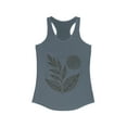 thumbnail image 1 of Leaf Print Racerback Tank Top for Women - Bohemian Style, 1 of 2