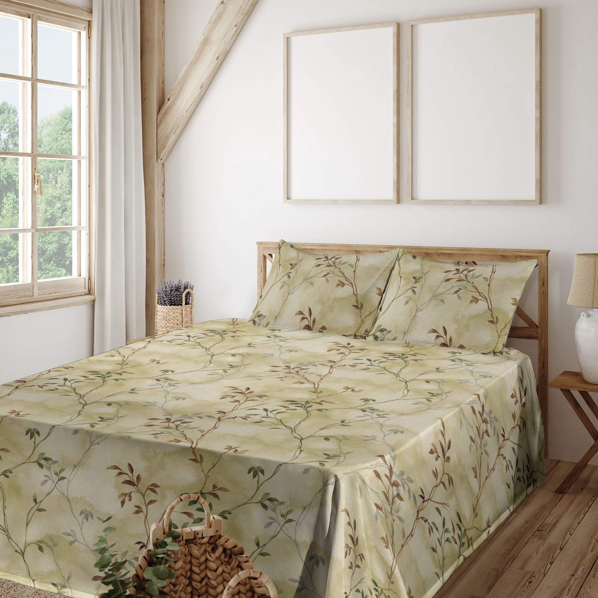 Leaf Print Sheet Set