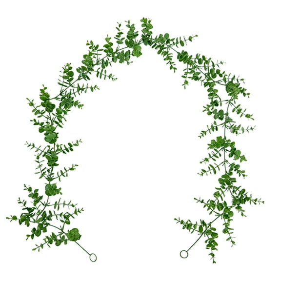 Leaf Rattan Decoration 185cm Water Silk Cloth Green Wall Decoration That Is Installed Home Party Atmosphere Layout