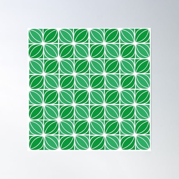 Leaf Rays Pattern Poster Wall Art, Modern Wall Decor For Living Room Bedroom, 30x30 UNFRAMED