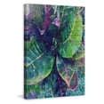 thumbnail image 1 of "Leaf Reflection 4" Painting Print on Wrapped Canvas, 1 of 7
