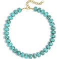 thumbnail image 1 of Leaf Resin Chunky Beaded Necklace for Women, Simple Modern Style Necklace Jewelry Accessory, 1 of 4