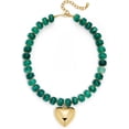 thumbnail image 1 of Leaf Resin Chunky Beaded Necklace for Women, Simple Modern Style Necklace Jewelry Accessory, 1 of 11