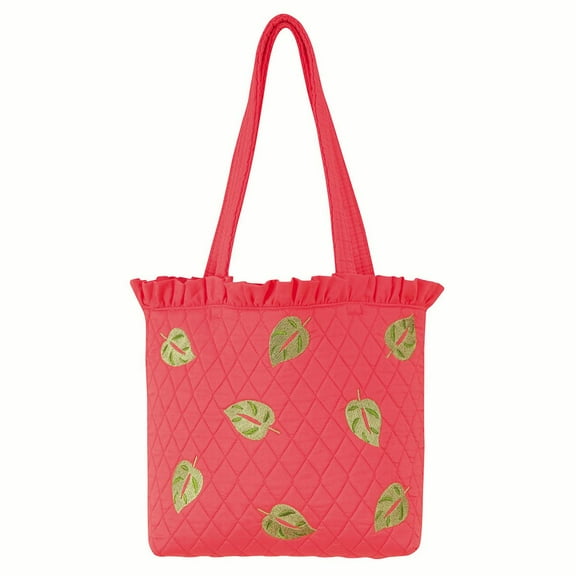 Leaf Ruffle Tote