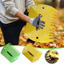 Leaf Scoop Hand Rakes, Leaf Collecting Rake, Gardening Tool, Lightweight Design Ergonomic Grip, Durable Plastic, Outdoor Use, Efficient Leaf Collection, Yard Cleanup Tools, Gardening UKHBMC