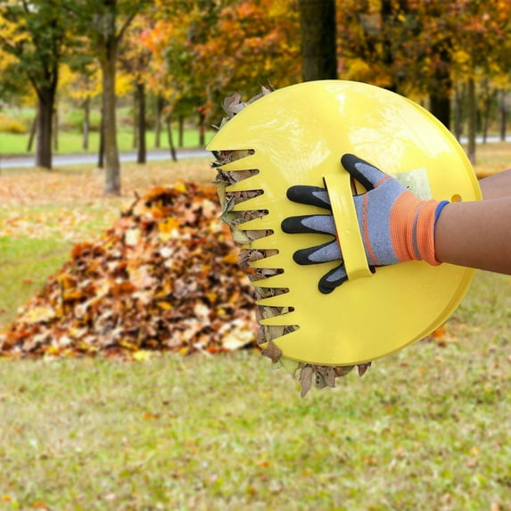 Leaf Scoops Hand Rakes, Leaf Scoops and Claws, Lightweight Plastic Leaf Scoop, Large Leaf Grabbers for Picking Up Leaves, Clippings, Grass