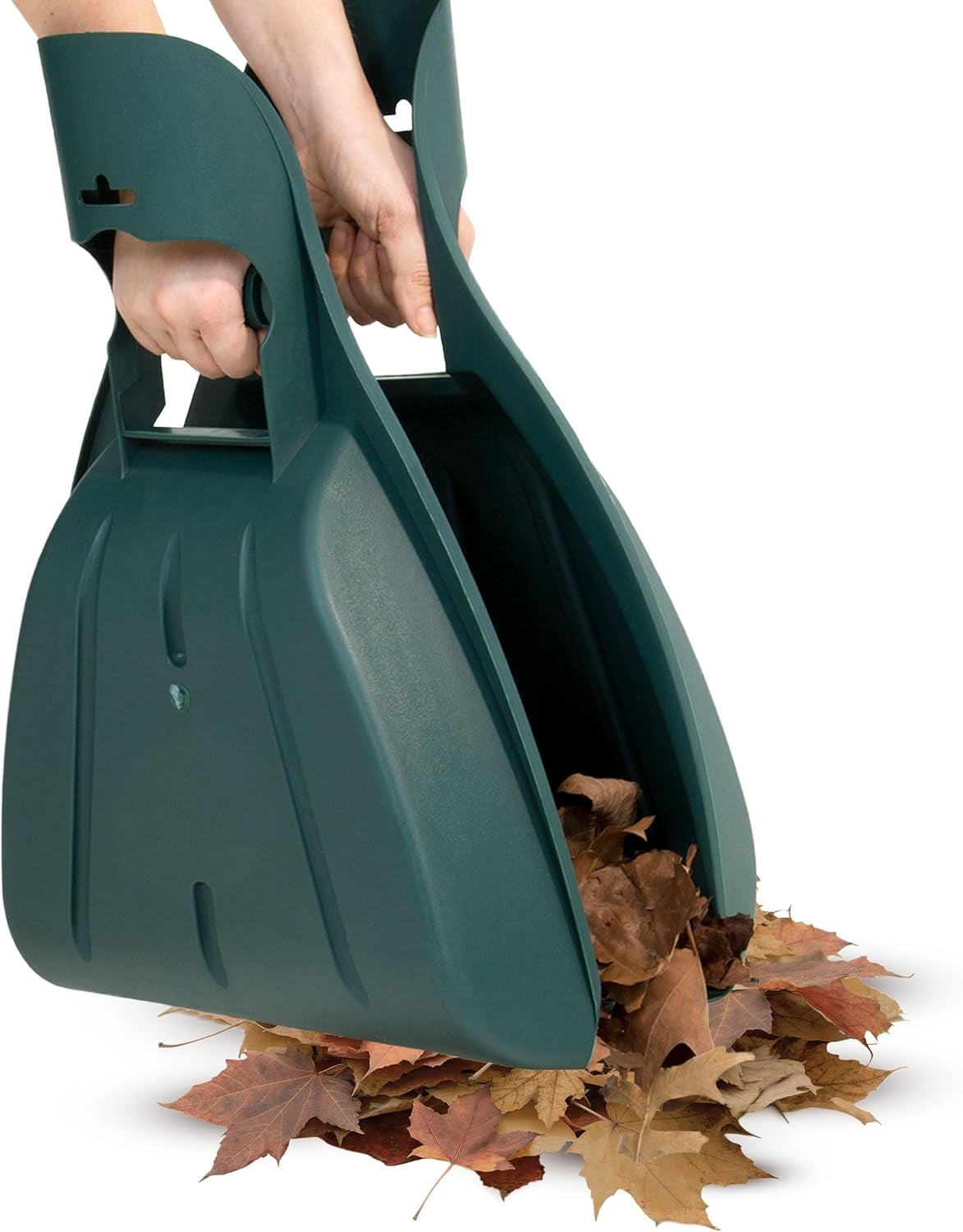 Leaf Scoops Hand Rakes - Lightweight, Durable Grabber Tool for Scooping Up Leaves, Spreading Mulch, Gardening, and Yard Work by General (Green)