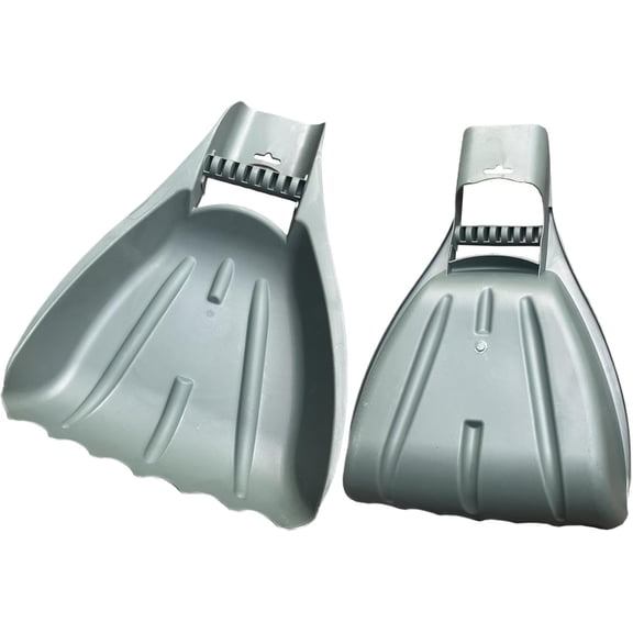 Leaf Scoops Hand Rakes, 2-Pc Lightweight Grabber for Fast Lawn Cleanup, Ergonomic Grip for Yard, Garden, Patio, Farm