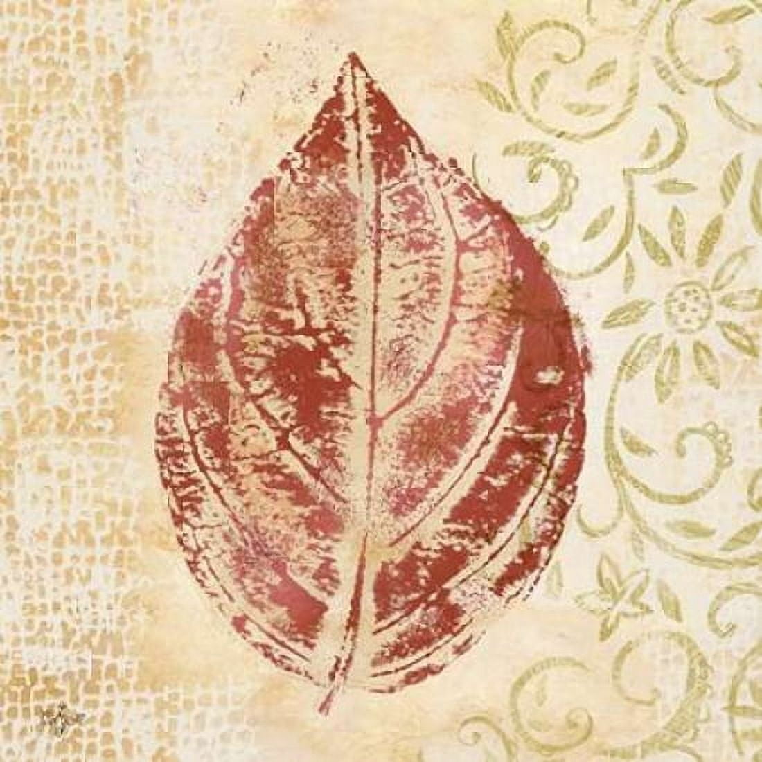 Leaf Scroll II Canvas Art - Rebecca Lyon (24 x 24)