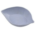 thumbnail image 1 of Leaf Shape Sauce Dish, Yoaney 1Pcs Dipping Bowls Wheat Soy Dishes Mini Dinnerware Plate Condiment Dish for Paste Jam Assorted, Blue, 1 of 6