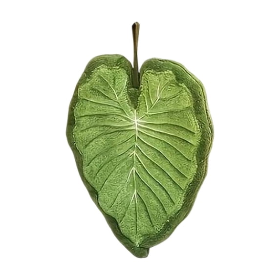 Leaf Shaped Hand Towels Hanging Kitchen Towels with Hanging Loop Absorbent, and Lint-Free for Bath Kitchen Green
