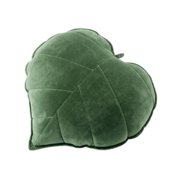 Leaf Shaped Pillow - 3D Shape Throw Cushion for Sofa Bedroom Decor, Soft Leaf Pillow for Living Room Home Decoration, Cute Botanical Themed Accent Pillow