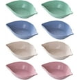 thumbnail image 1 of Leaf-Shaped Saucers, Exquisite Gift For Mother'S Day, Birthday, Wedding, Easter, Halloween, Christmas, Valentine'S Day, Odor and Stain Resistant With Heart-Shaped Design (8 Pieces), 1 of 7