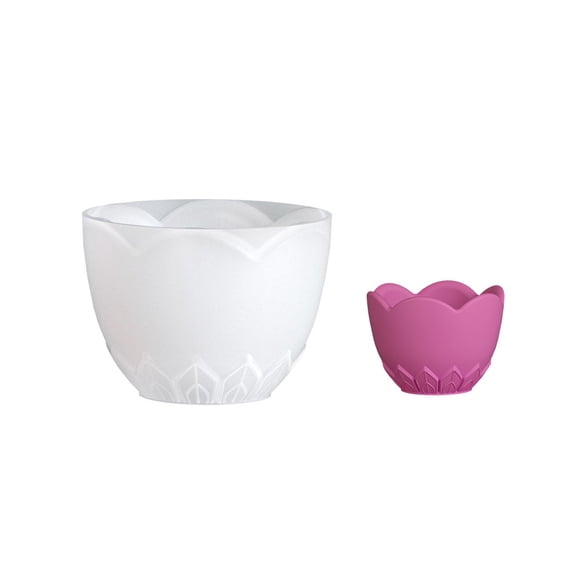 Leaf-Shaped Silicone Jar Mold with Easy Release Design for Resin and Home Decor Projects