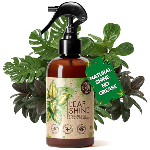Leaf Shine Spray for Indoor Plants & Outdoor Plants - Plant Leaf Cleaner and Shine, Plant Shine Spray for Real Plants - Promotes Glossy, Vibrant Leaves - Leaf Cleaner for House Plants, 8 fl. oz.