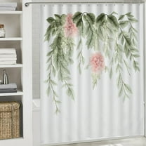 Leaf Shower Curtain Bathroom shower curtain waterproof shower curtain Suitable for home bathrooms