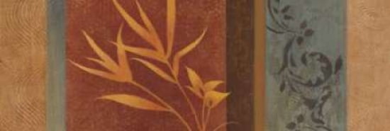 Leaf Silhouette I Canvas Art - Jordan Gray (10 x 20)