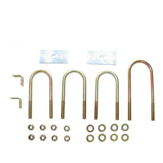 Leaf Spring Axle U-Bolt Kit - Compatible with 1976 - 1983 Chevy K20 1977 1978 1979 1980 1981 1982