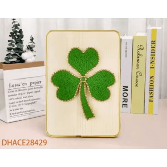 Wizardi Leaf String Art Kit with Stand. Simple Decorative DIY String Art Craft Kit M1-3 DHACE28429