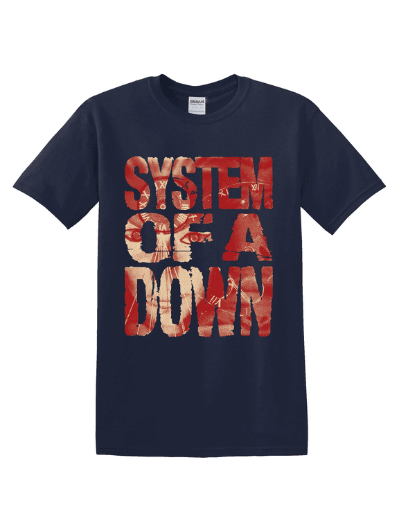 Leaf System Of A Down Hoodie Black Two Sided Graphic T-Shirt