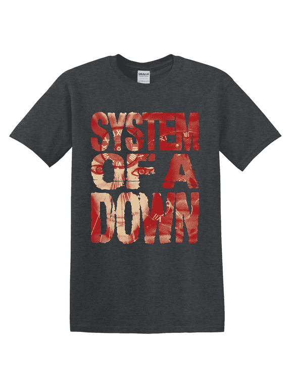 Leaf System Of A Down Hoodie Black Two Sided Graphic T-Shirt