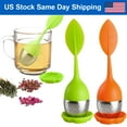 thumbnail image 1 of Leaf Tea Infuser for Tea Pot Mug Cup- Loose Tea Strainer Steeper for Fennel Tea Rooibos Tea Herbal Team Green Orange Set 2, 1 of 5