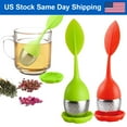 thumbnail image 1 of Leaf Tea Infuser for Tea Pot Mug Cup- Loose Tea Strainer Steeper for Fennel Tea Rooibos Tea Herbal Team Green Red Set 2, 1 of 5