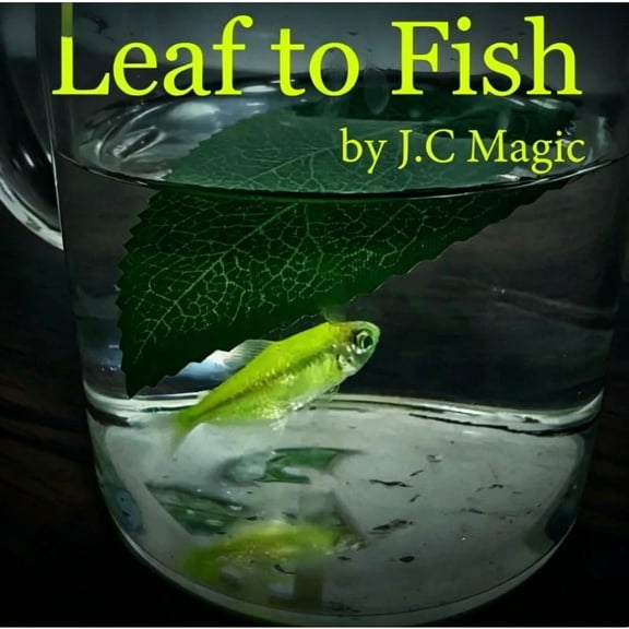Leaf To Fish By J.C Magic Stage Magic Tricks Gimmicks Stunning Visual Magic Props Funny Magician Trick Illusions Close Up Street