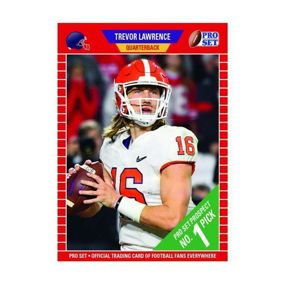 NFL 2021 Pro Set Trevor Lawrence Rookie Card