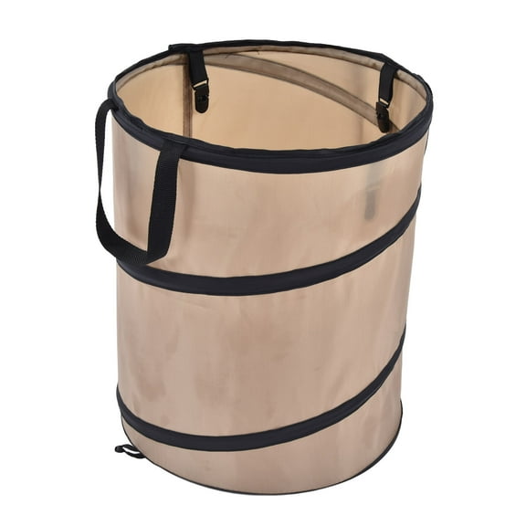 Leaf Trash Can, Oxford Cloth Container Reinforced Steel Spring Fast Rebound For Camping For Outdoor