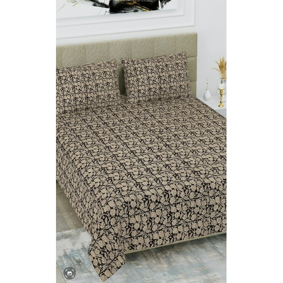 Leaf print Handmade Kantha Quilt Unique Design Handmade Kantha Quilted Bedding Bedspread Handblock Print Throw Blanket Well-Looking Quilt