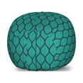 thumbnail image 1 of Leafage Storage Toy Bag Chair, Forest Botany Leaves Pattern in Symmetric Geometric Nature Plants, Stuffed Animal Organizer Washable Bag, Small Size, Sea Green Dark Blue Grey, by Ambesonne, 1 of 3