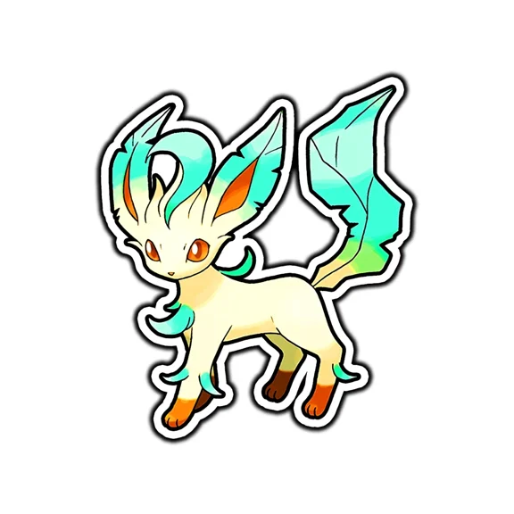 Leafeon Vinyl Decal Sticker