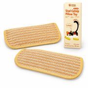 Leafnora Sisal Catnip Pillow Kickers,2 Pack Interactive Catnip with Organic 8000Mg Herbal Blend for Indoor Scratching,Chewing & Teething,Fun for Kittens and Adult Cats