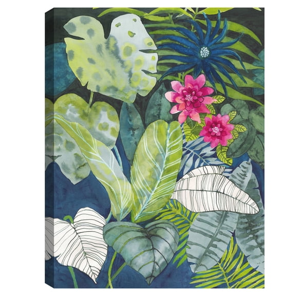Leafy Jungle by Sandra Jacobs Canvas Art Print
