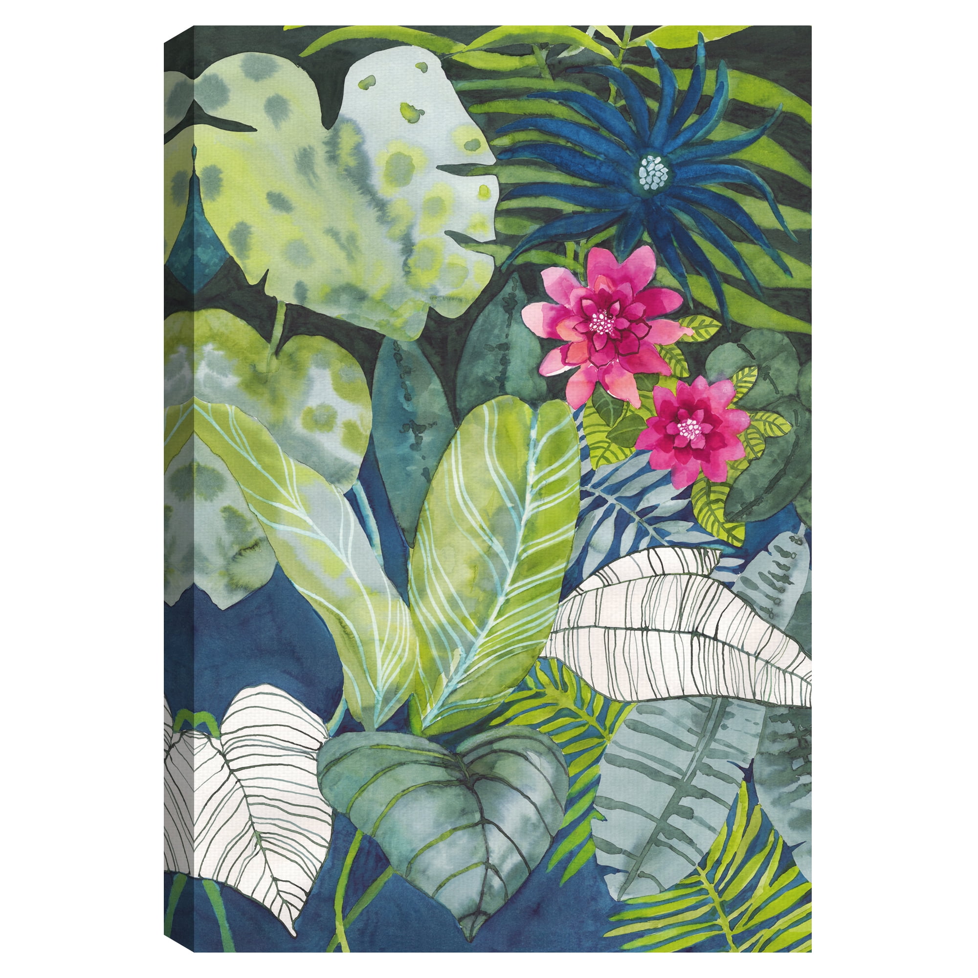 Leafy Jungle by Sandra Jacobs Canvas Art Print