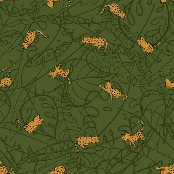 Leafy Keen Cats Hunter (1yard)