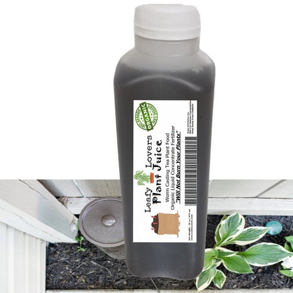 Leafy Lovers Tea Plant Natural Worm Castings Concentrated Food , 16 oz