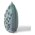 thumbnail image 1 of Leafy Peacock Circles Throw Pillow with Removable Cover in Green 18x18, 1 of 6
