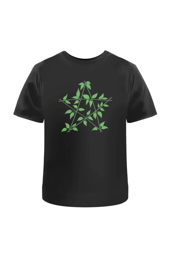 Leafy Pentacle' Unisex T-Shirt - 100% Cotton (S-XXL) (TA038631)