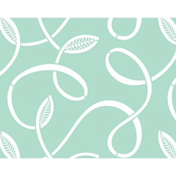 Leafy Swirls All Over Wall Stencil - 3720 by Designer Stencils