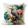 thumbnail image 1 of Leafy Wings Indoor/Outdoor Pillow with Removable Cover in Green 26x26, 1 of 6