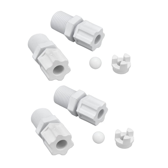 LeafyLuxe 2Set Check Valve Inlet Fitting Adapter Assembly Swimming Pool Cleaning Accessories For CL200 CL220,Swimming Pool Parts,Pool Adapter Assembly