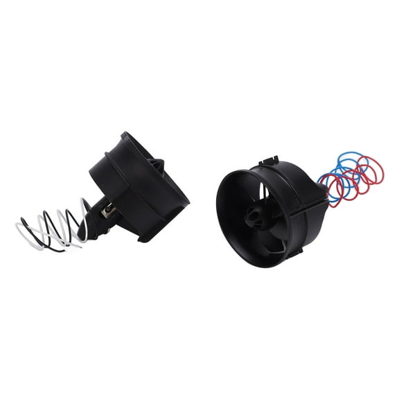 LeafyLuxe 30mm Blade RC Ducted,Electronic Ducted Fan Assembly,2Pcs RC Duct Coordination Stable Strong Power High Efficiency Propeller Kit Set For Power Ducted Aircraft