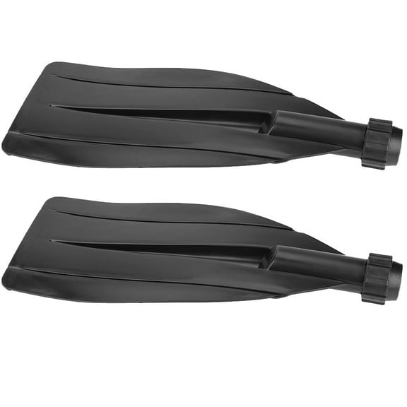 LeafyLuxe Paddle Blade, Canoe Paddle,1 Pair Kayak Canoe Paddle Blade Leaf Oar Replacement Accessories Black