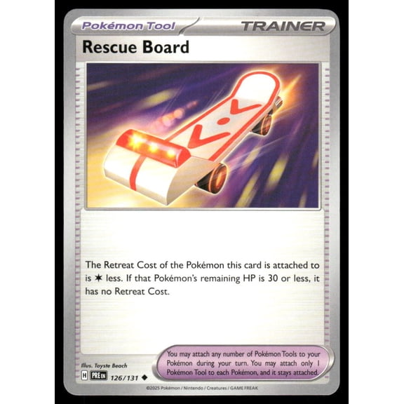 League & Championship Cards Rescue Board Reverse Holo Uncommon #159/162