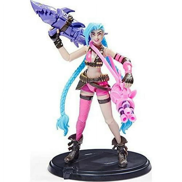 【未開封】League of Legend 【JINX】フィギュア League of Legends, Official 4-Inch Jinx Collectible Figure with